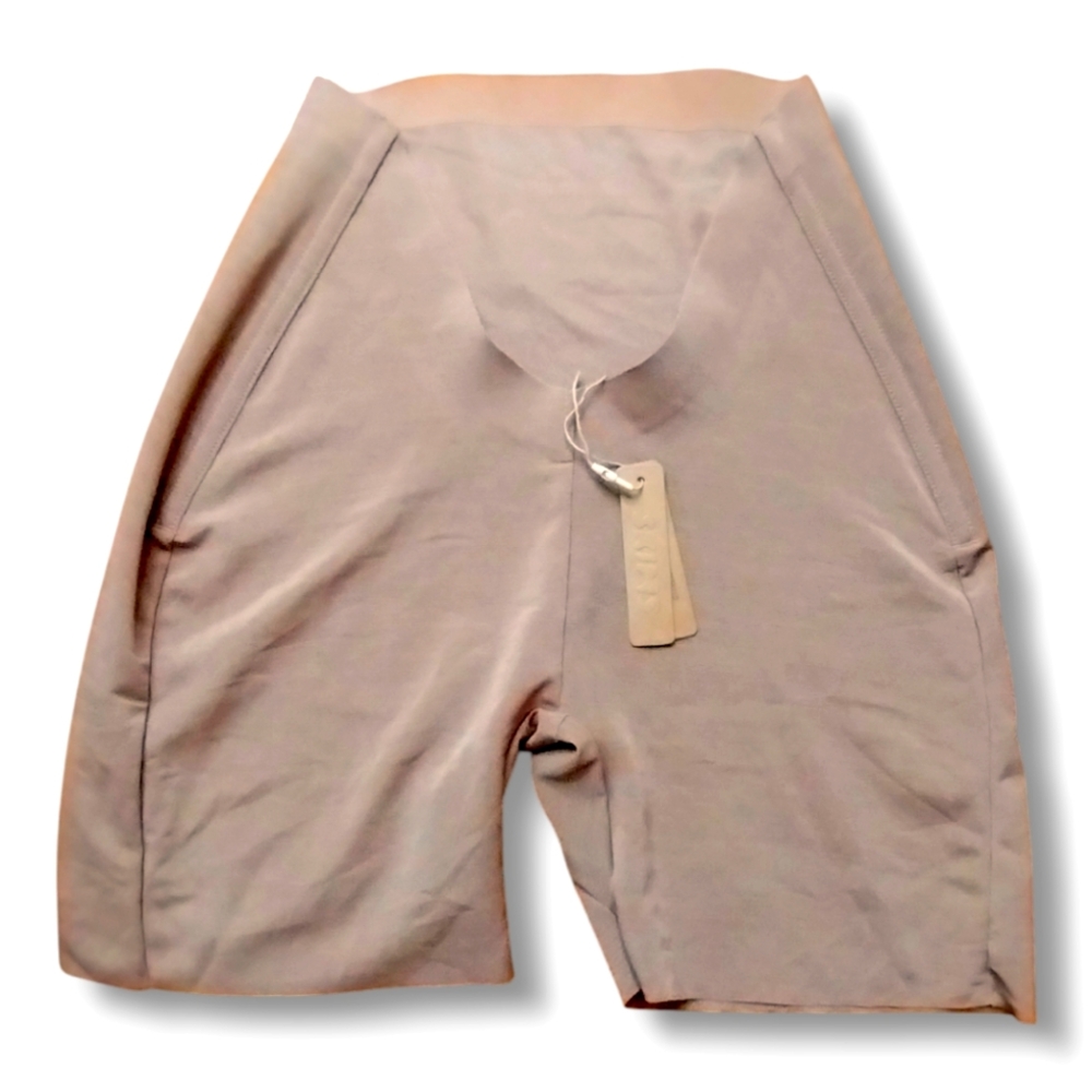 SKIMS Nude/Shimmer Sculpting High-Waist Shapewear Shorts